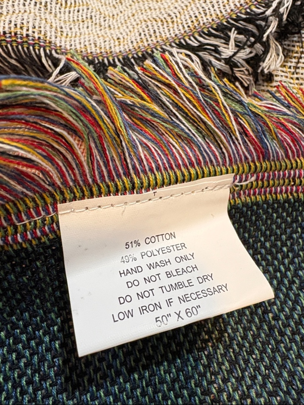 Matthew 11:28 Bible Verse Woven Throw Blanket I Will Give You Rest - Picture 4 of 4